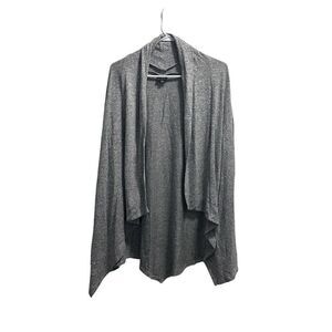 Daytrip Size Medium (M) Grey Swing Wrap Open Front Cardigan